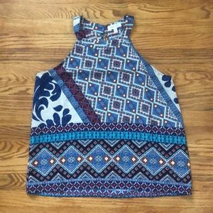 Multicolored Halter Tank